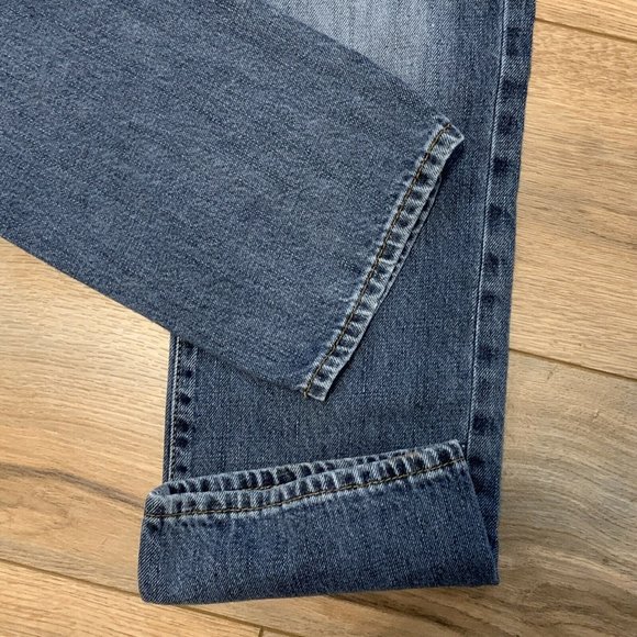 Men's American Eagle Jeans 26 x 28 Slim Straight Fit Denim Blue Cotton Med Wash - Picture 7 of 11